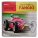 Juan Manuel Fangio, un libro para pintar del Grupo Fuel-Art. El libro incluye 15 dibujos para colorear de la trayectoria deportiva de Juan Manuel Fangio.